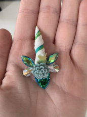 Unicorn XL bling Groen
